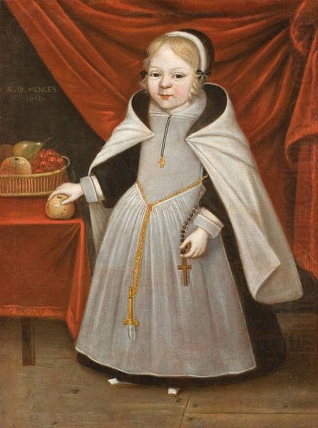 Portrait of a girl with a rosary, unknow artist